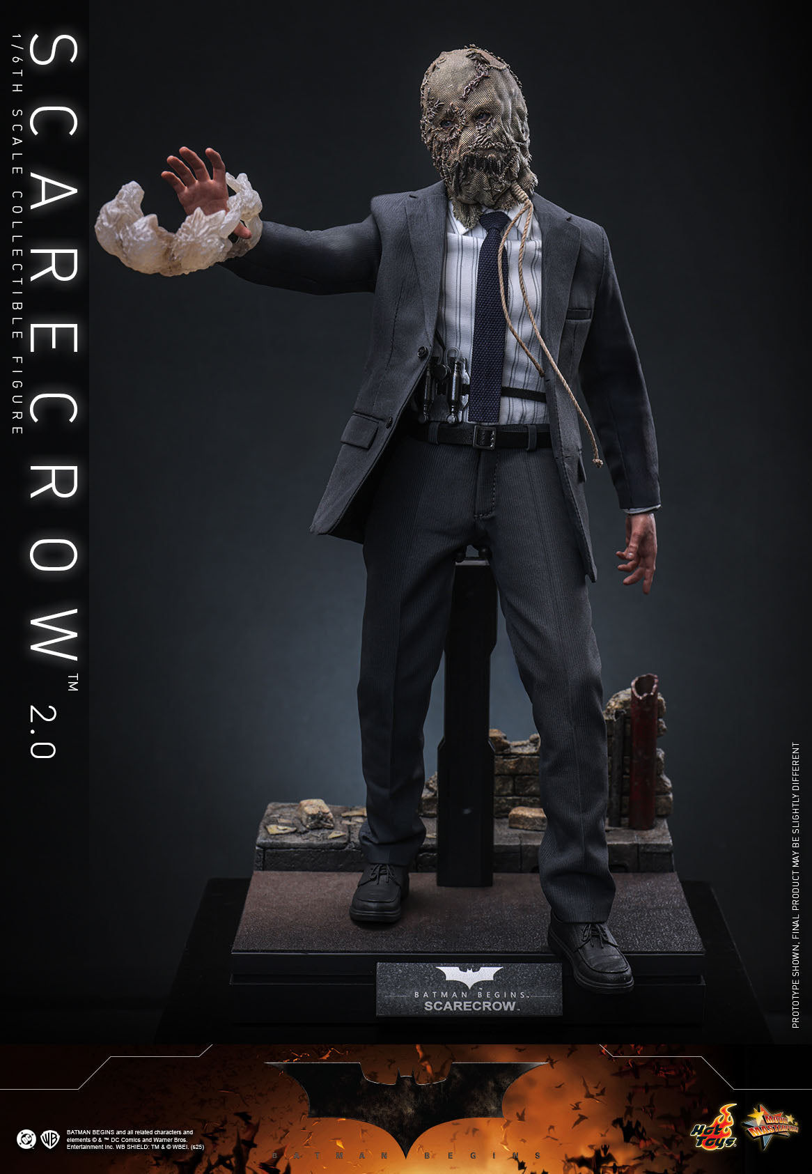 Scarecrow 2.0 - DC Batman Begins Hot Toys Collectibles 1/6 Scale Action Figure