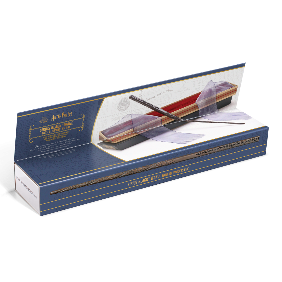 Harry Potter Wand Replica In Ollivanders Box - Sirius Black