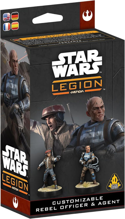 Star Wars Legion - Customisable Rebel Officer & Agent