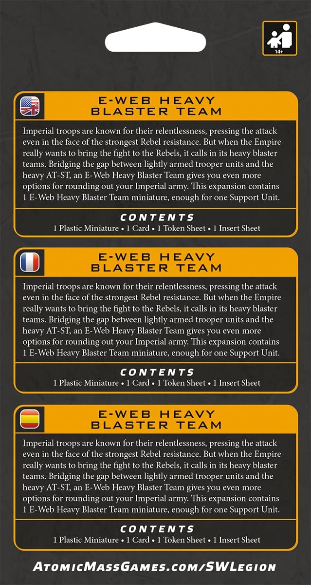 Star Wars Legion - E-Web Heavy Blaster Team