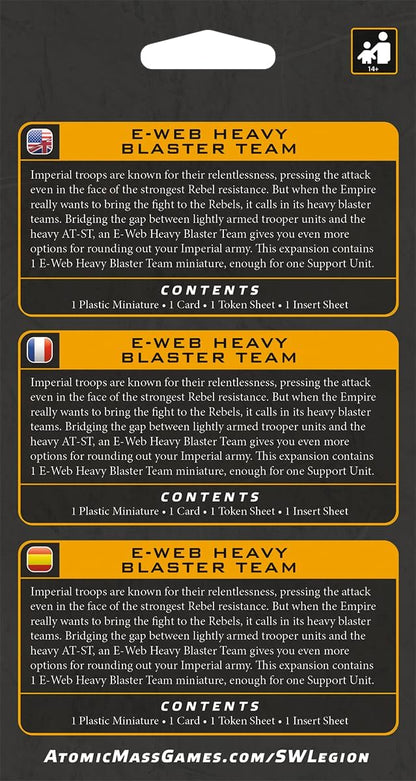 Star Wars Legion - E-Web Heavy Blaster Team