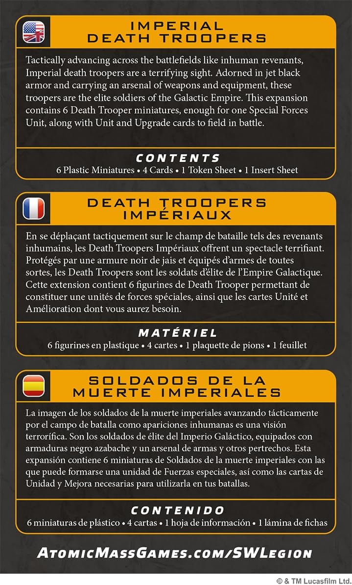 Star Wars Legion - Imperial Death Troopers