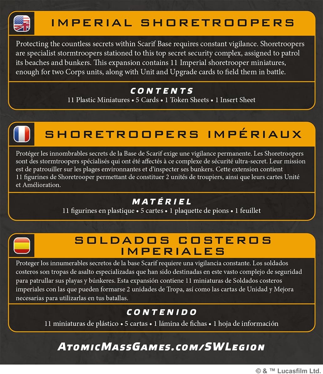 Star Wars Legion - Imperial Shoretroopers