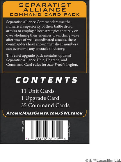 Star Wars Legion - Separatist Alliance Command Card Pack