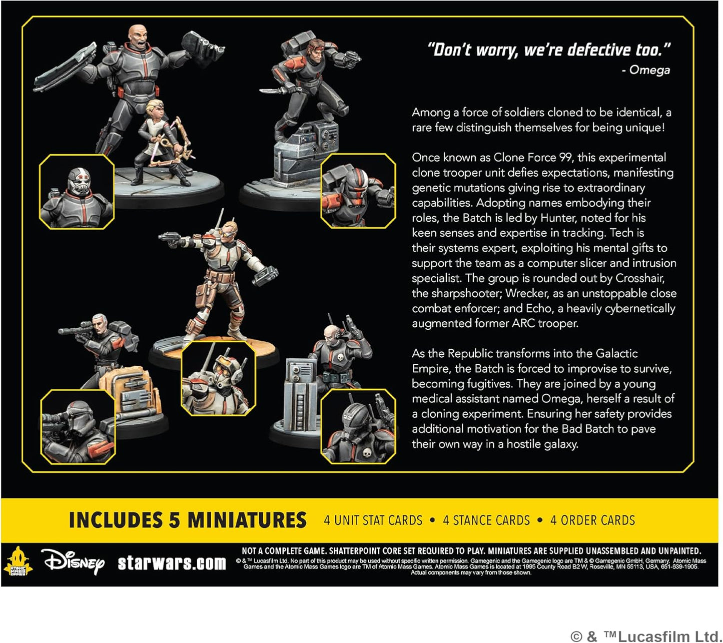 Star Wars Shatterpoint - Clone Force 99