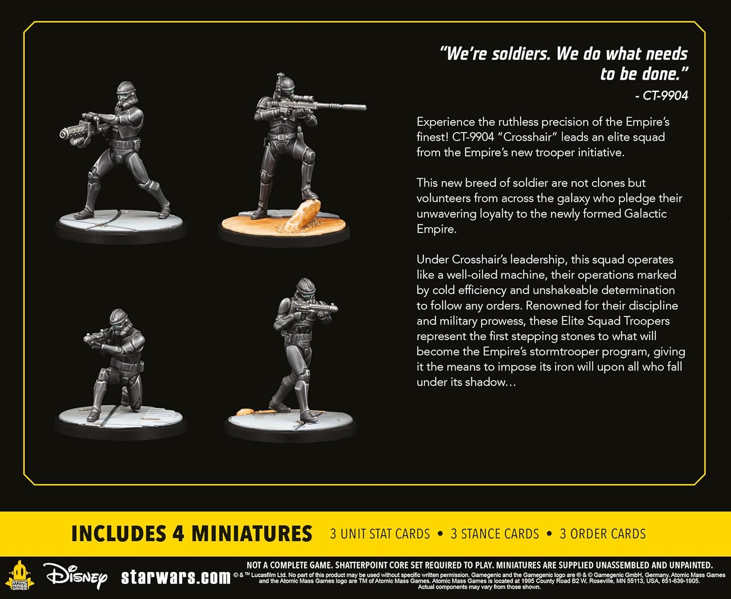 Star Wars Shatterpoint - Good Soldiers Follow Orders Squad Pack