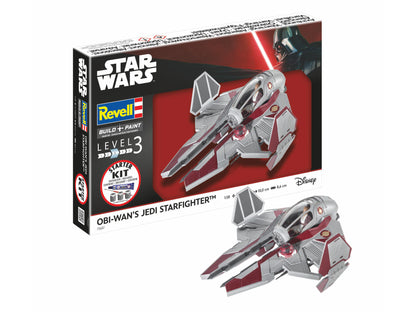 Revell Star Wars 1:58 Scale Starter Kit - Obi-Wan's Jedi Starfighter
