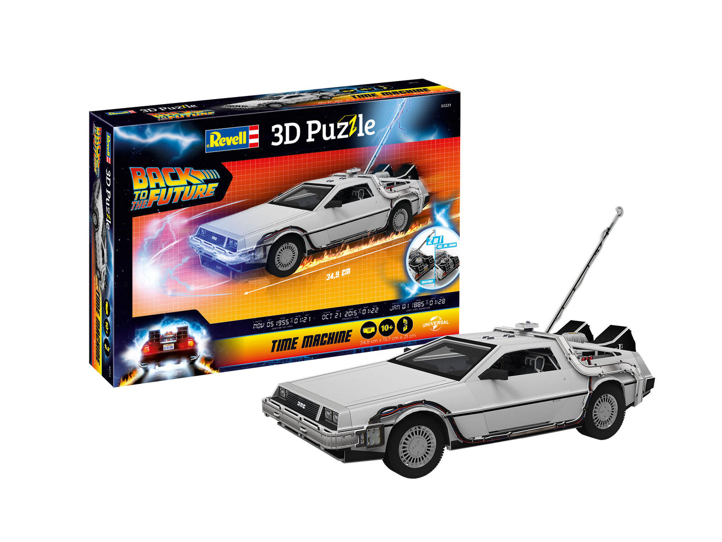 Revell Back to the Future 3D Puzzle - Delorean Time Machine