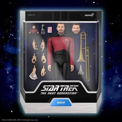 Star Trek: The Next Generation ReAction Ultimates! Action Figure Wave 1 - Commander Riker