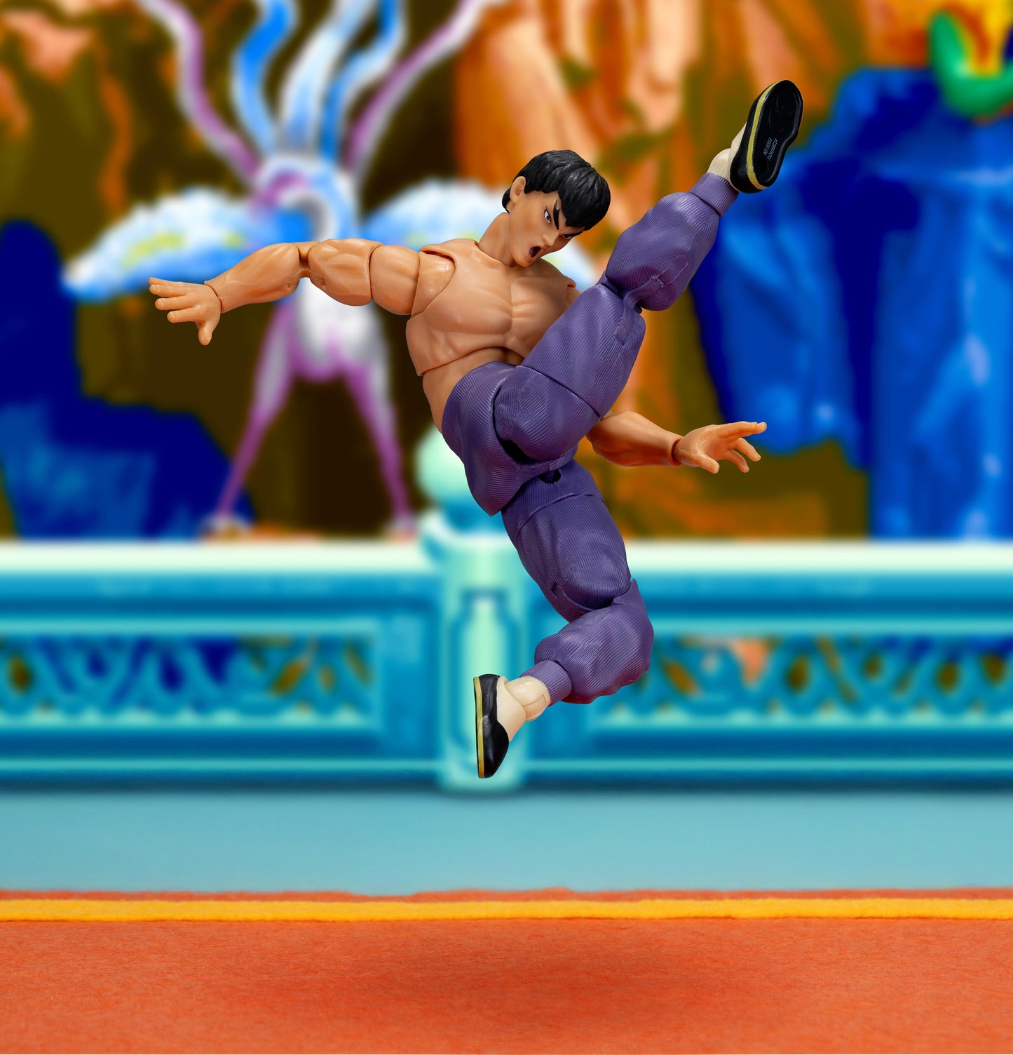 Ultra Street Fighter II Exclusive 6 Inch Deluxe Action Figure - Fei Long (Player 2)