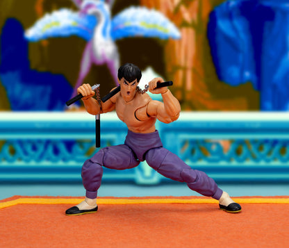 Ultra Street Fighter II Exclusive 6 Inch Deluxe Action Figure - Fei Long (Player 2)