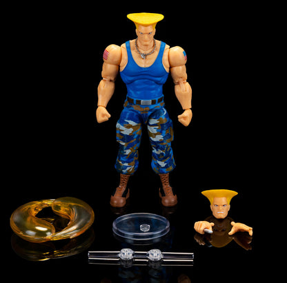Ultra Street Fighter II Exclusive 6 Inch Action Figure - Guile (Player 2)