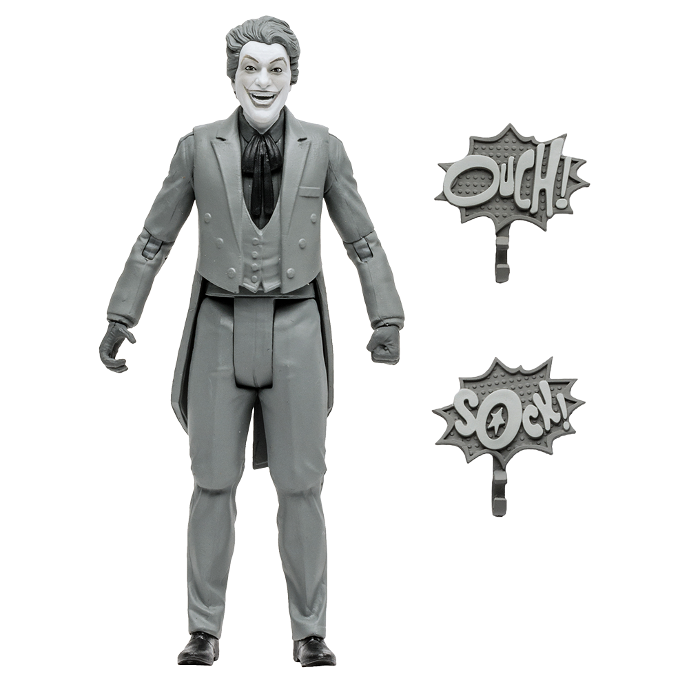 McFarlane DC Retro Batman 66 Action Figure Wave 4 - Joker (Black & White)
