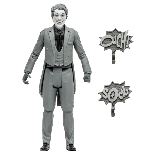 McFarlane DC Retro Batman 66 Action Figure Wave 4 - Joker (Black & White)