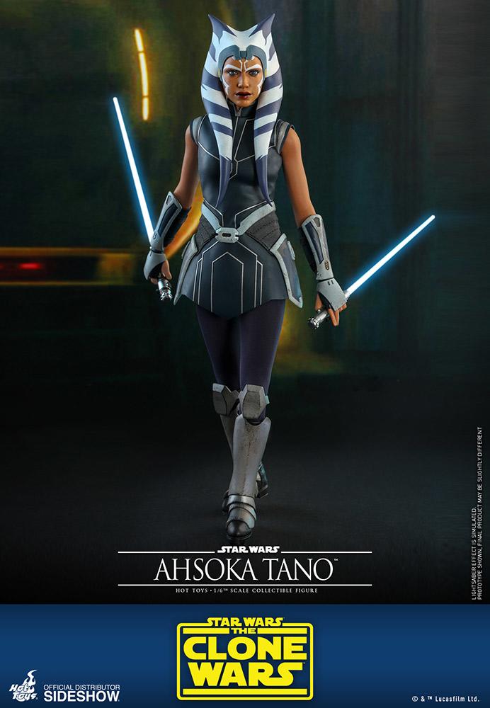 Ahsoka Tano - Star Wars The Clone Wars Hot Toys Collectibles 1/6 Scale Action Figure