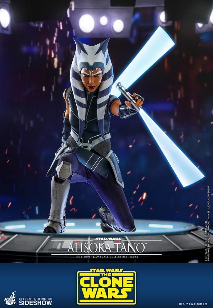 Ahsoka Tano - Star Wars The Clone Wars Hot Toys Collectibles 1/6 Scale Action Figure