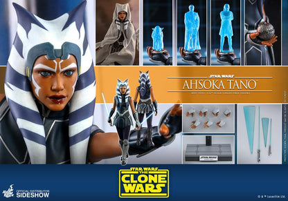 Ahsoka Tano - Star Wars The Clone Wars Hot Toys Collectibles 1/6 Scale Action Figure