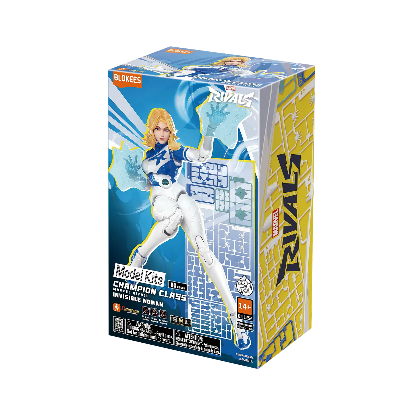 Marvel Champion Class 11 Blokees Deluxe Model Kit - Invisible Woman (Rivals)