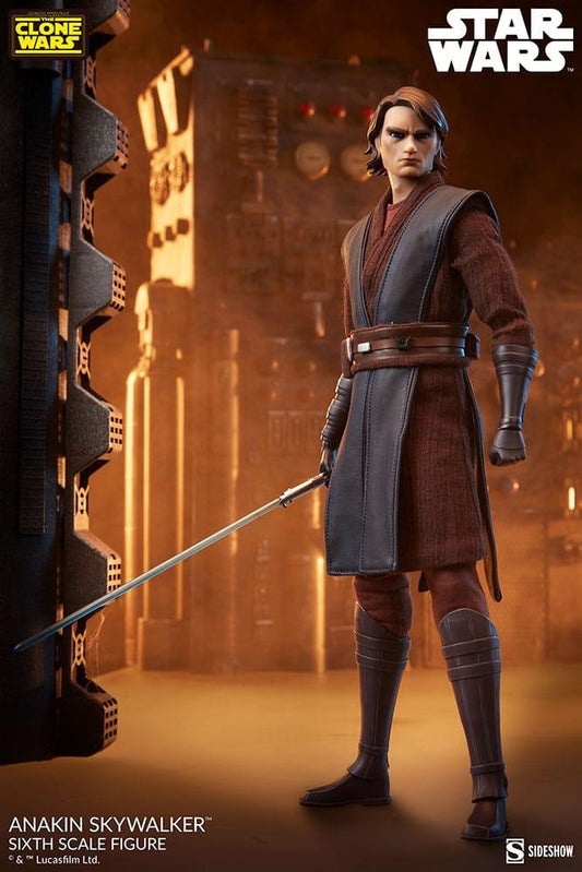 Anakin Skywalker - Star Wars: The Clone Wars Sideshow Collectibles 1/6 Scale Action Figure