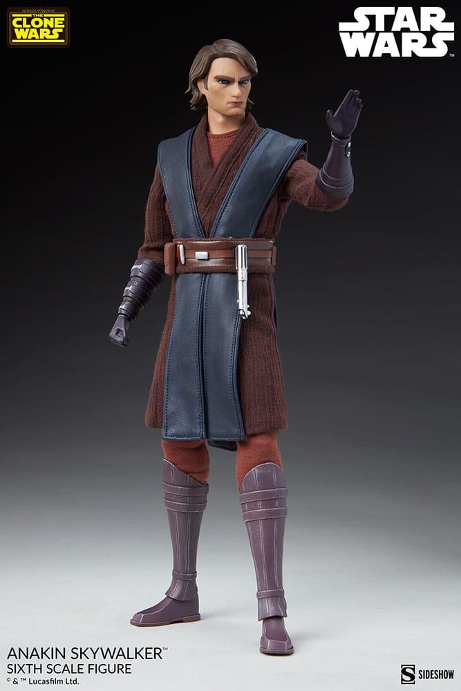 Anakin Skywalker - Star Wars: The Clone Wars Sideshow Collectibles 1/6 Scale Action Figure