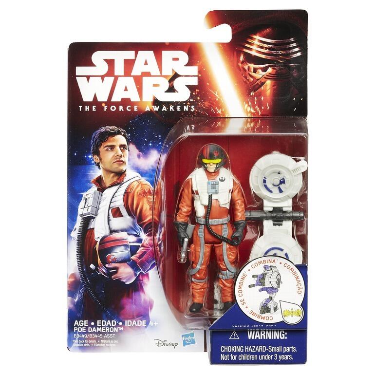 Star Wars The Force Awakens 3.75 Inch Action Figure - Poe Dameron