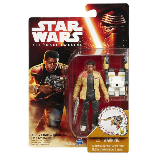 NON MINT - Star Wars The Force Awakens 3.75 Inch Action Figure - Finn (Jakku) * Possibly Non Mint*