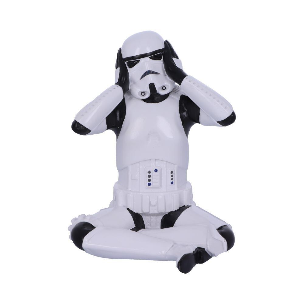 Star Wars The Original Stormtrooper 4 Inch Resin Collectible Figurine - Stormtrooper Hear No Evil