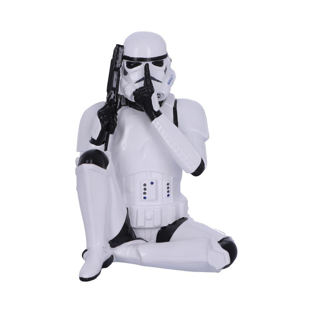 Star Wars The Original Stormtrooper 4 Inch Resin Collectible Figurine - Stormtrooper Speak No Evil