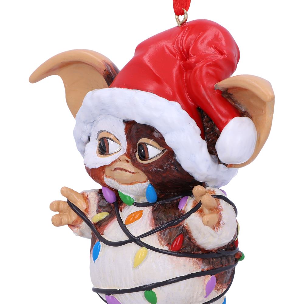 Gremlins Festive Hanging Ornament - Gizmo in Fairy Lights