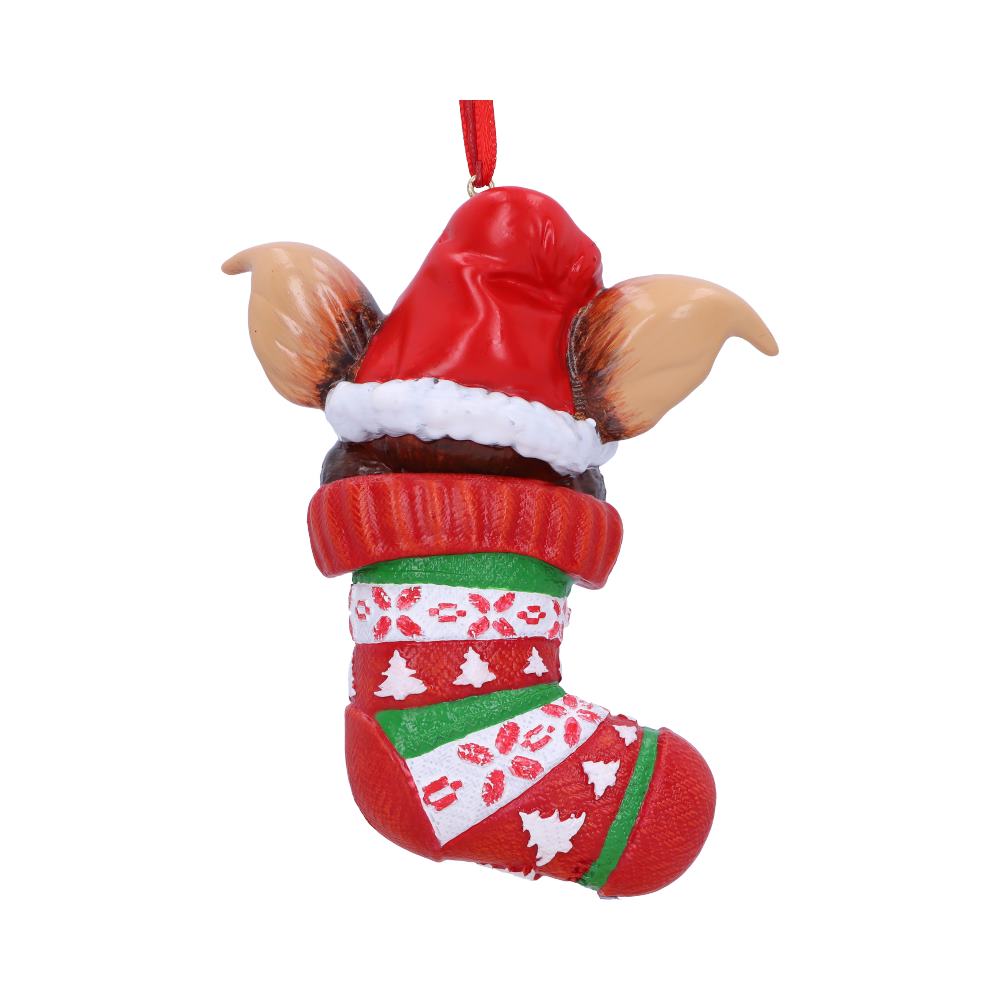 Gremlins Festive Hanging Ornament - Gizmo in Stocking