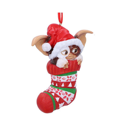 Gremlins Festive Hanging Ornament - Gizmo in Stocking