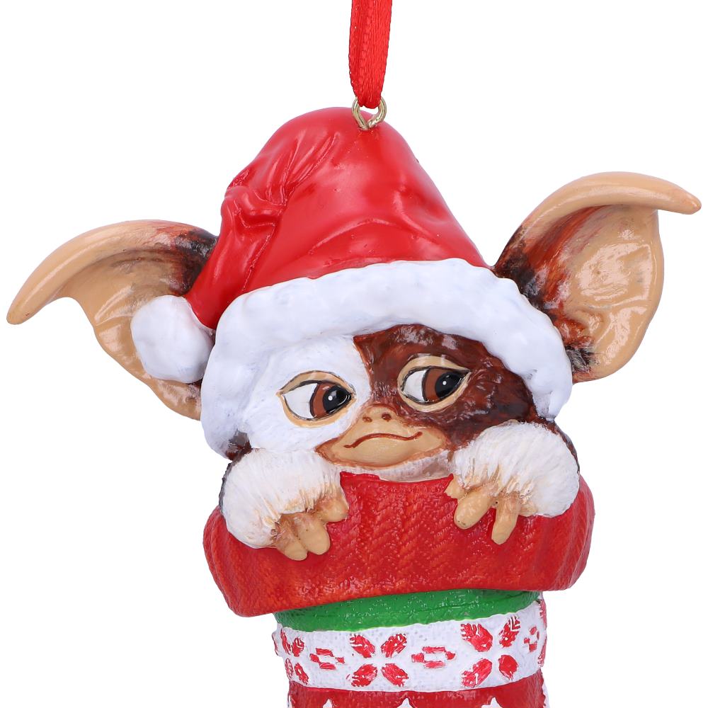 Gremlins Festive Hanging Ornament - Gizmo in Stocking