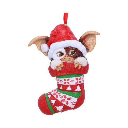 Gremlins Festive Hanging Ornament - Gizmo in Stocking