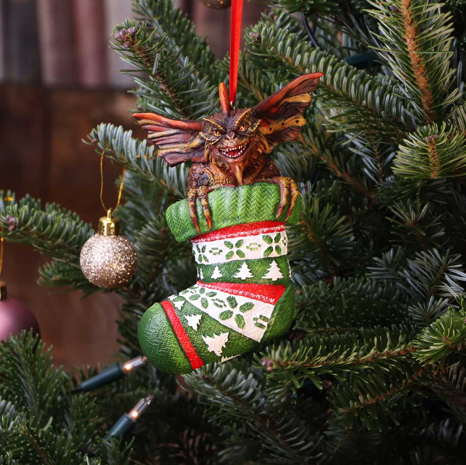 Gremlins Festive Hanging Ornament - Mohawk in Stocking