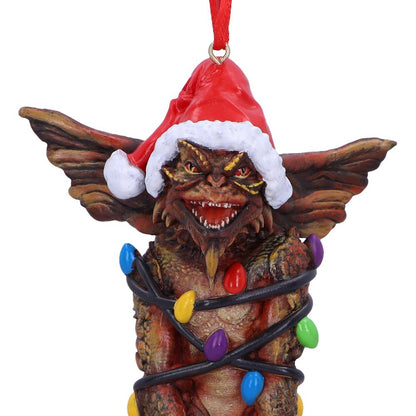 Gremlins Festive Hanging Ornament - Mohawk in Fairy Lights