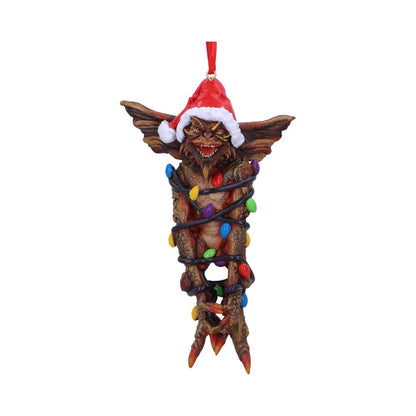 Gremlins Festive Hanging Ornament - Mohawk in Fairy Lights