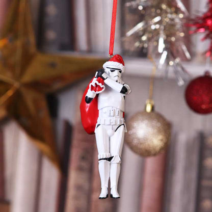 Star Wars The Original Stormtrooper Resin Collectible Hanging Ornament - Santa Sack