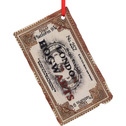 Harry Potter Hanging Ornament - Hogwarts Express Ticket