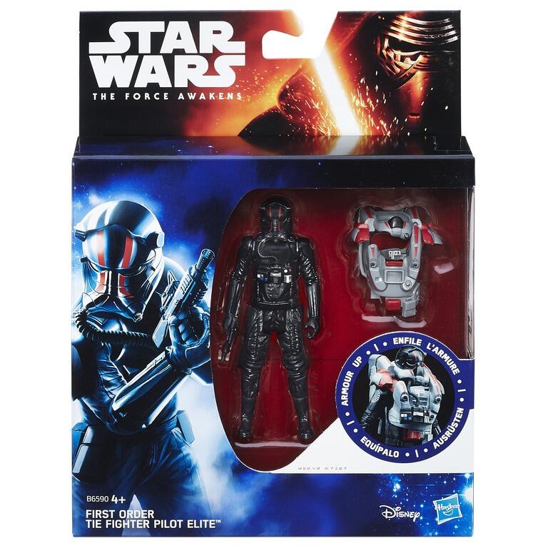 Star Wars The Force Awakens 3.75 Inch Action Figure - First Order Tie Fighter Pilot Elite