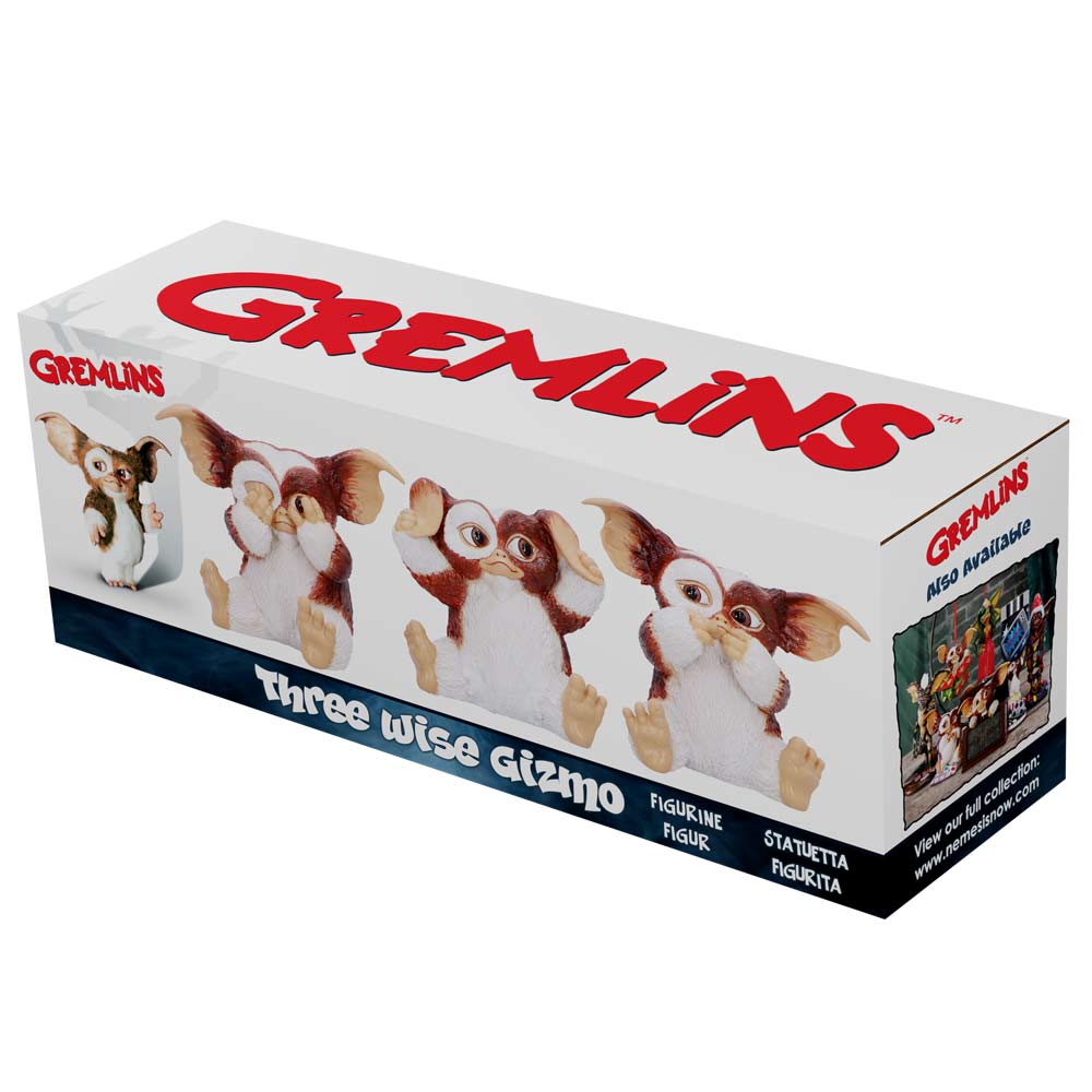 Gremlins 3 Inch Resin Collectible Figurine - Three Wise Gizmo