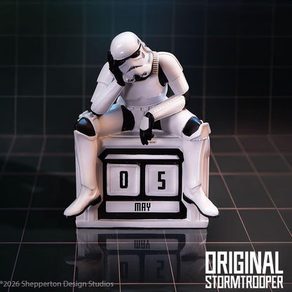 Star Wars The Original Stormtrooper 5.5 Inch Resin Collectible Figurine - What A Day Perpetual Calendar