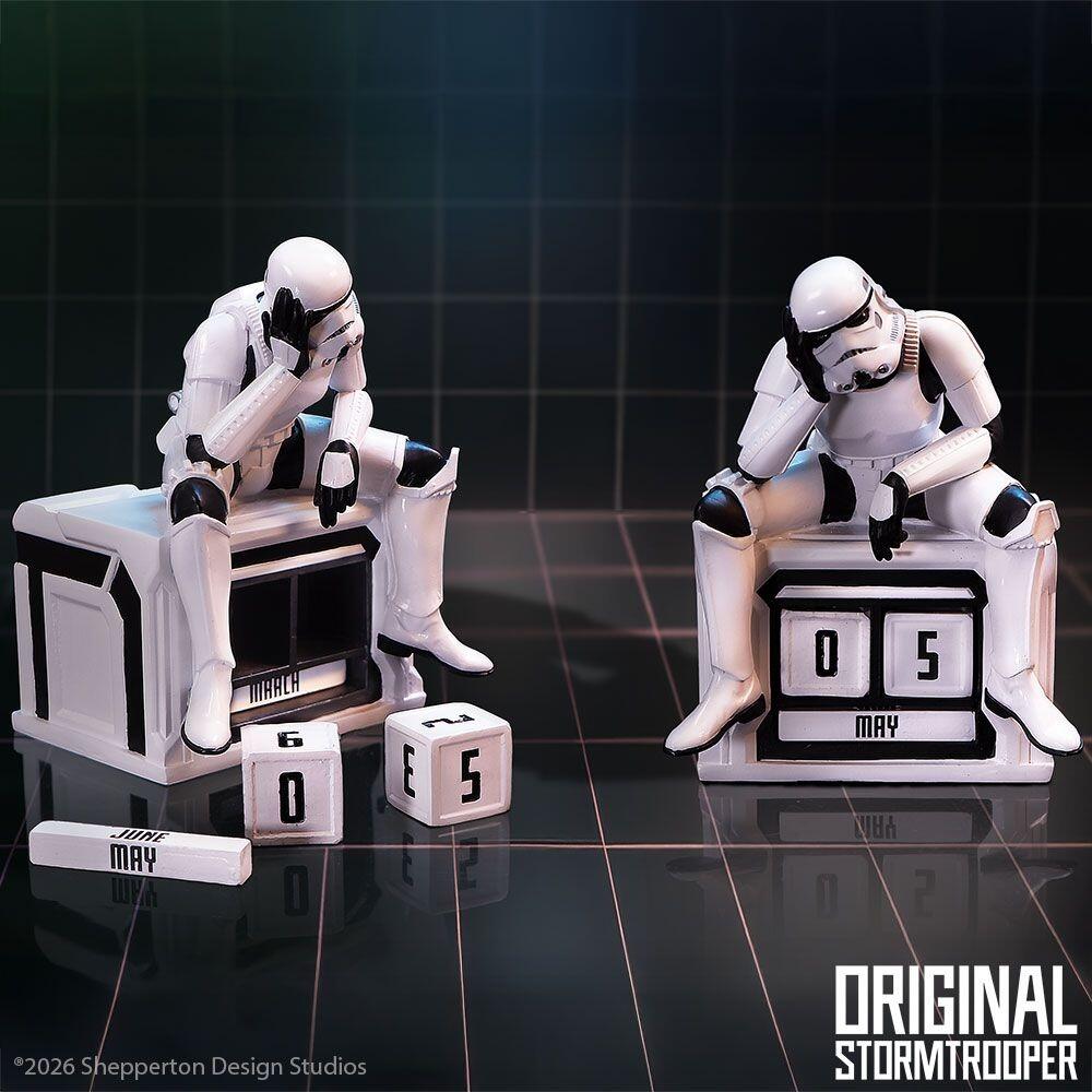 Star Wars The Original Stormtrooper 5.5 Inch Resin Collectible Figurine - What A Day Perpetual Calendar