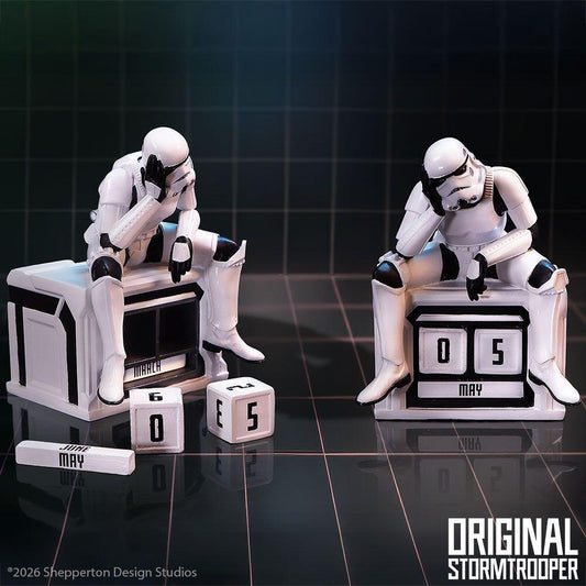 Star Wars The Original Stormtrooper 5.5 Inch Resin Collectible Figurine - What A Day Perpetual Calendar