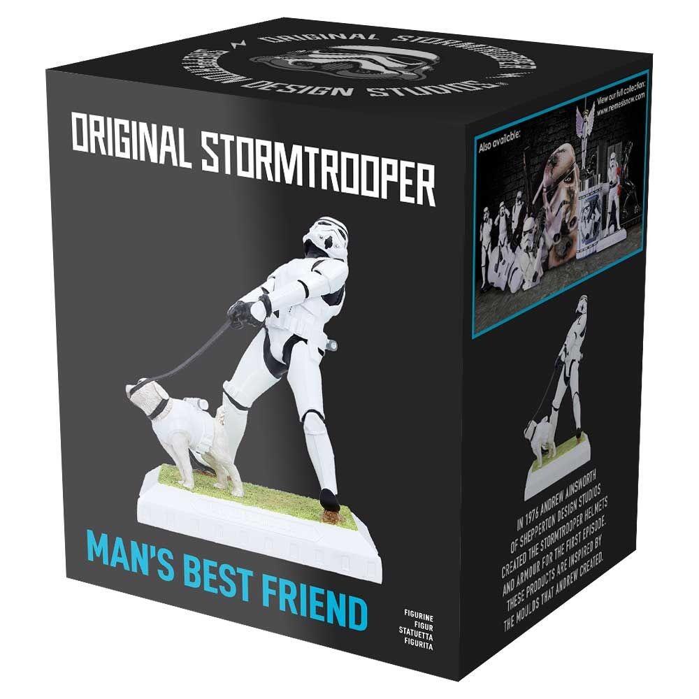 Star Wars The Original Stormtrooper 6 Inch Resin Collectible Figurine - Stormtrooper Man's Best Friend