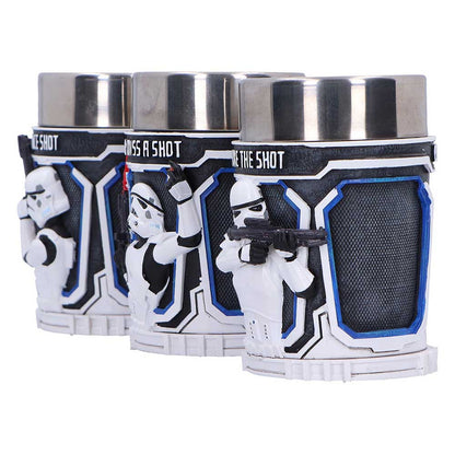 The Original Stormtrooper Polyresin Tankard - Shot Glass Set (Set of 3)