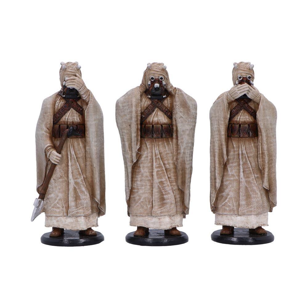 Star Wars 5.5 Inch Resin Collectible Figurine Set - Three Wise Tusken Raiders