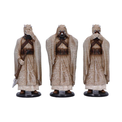 Star Wars 5.5 Inch Resin Collectible Figurine Set - Three Wise Tusken Raiders