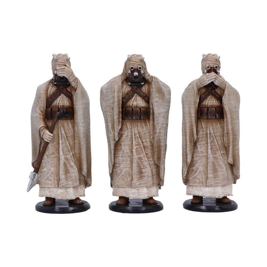 Star Wars 5.5 Inch Resin Collectible Figurine Set - Three Wise Tusken Raiders