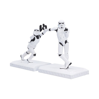 Star Wars The Original Stormtrooper 5 Inch Resin Collectible Figurine - Stormtrooper Working Hard, Hardly Working Bookends