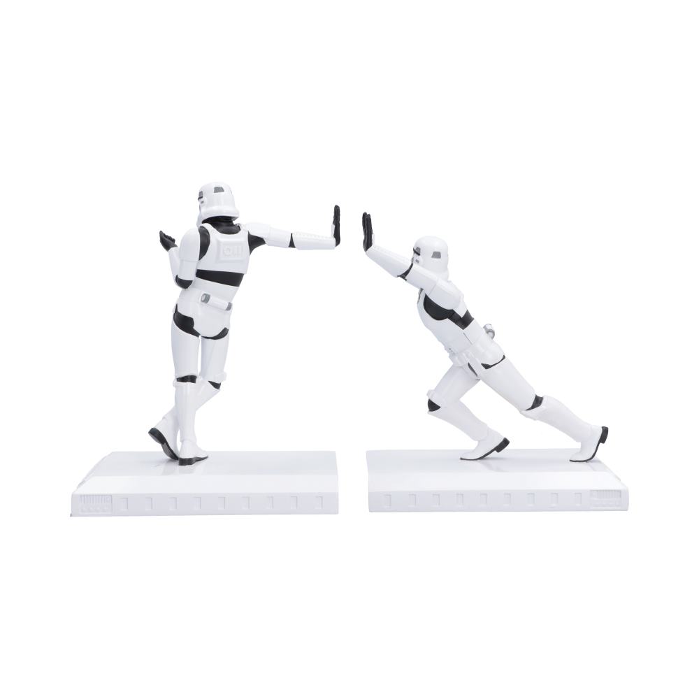 Star Wars The Original Stormtrooper 5 Inch Resin Collectible Figurine - Stormtrooper Working Hard, Hardly Working Bookends
